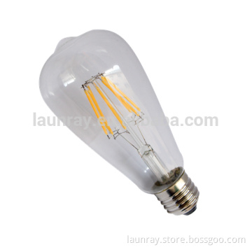 ST64 ST21 8W Led Filament Bulb with UL listed Lamp Cheap Price